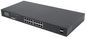 Intellinet 16-Port Gigabit Ethernet PoE+ Switch with 2 SFP Ports, LCD Display, IEEE 802.3at/af Power over Ethernet (PoE+/PoE) Compliant, 370 W, Endspan, 19" Rackmount (Euro 2-pin plug)