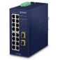 Planet Industrial 16-Port 10/100/1000T + 2-Port 1000X SFP Ethernet Switch