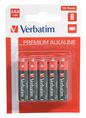 Verbatim AAA Alkaline Batteries, 1.5V, 10 Pcs