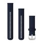 Garmin Quick Release Bands (22 mm), Midnight Blue with Silver Hardware