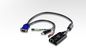 Aten USB - VGA to Cat5e/6 KVM Adapter Cable (CPU Module), with Audio & Virtual Media Support