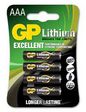 GP Batteries AA lithium battery 1.5V, 24LF-2U4, 4-pack